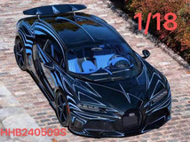 1/18 HH Model Bugatti Chiron Sport (Black & Blue) Special Edition Limited 30 Pieces