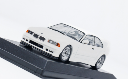 1/43 Minichamps 1993 BMW M3 (E36) GTR (White) Car Model