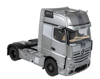 1/18 NZG Mercedes-Benz Actros GigaSpace 4x2 "Edition 3" (Silver Grey) Diecast Car Model with Lights