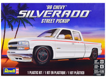 Level 4 Model Kit 1999 Chevrolet Silverado Street Pickup Truck 1/25 Scale Model by Revell