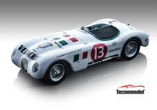 1/18 Tecnomodel 1953-1954 Jaguar C-Type Rally Carrera Panamericana #13 F.Ibarra, F.Pinal Car Model