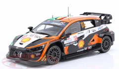 1/18 Ixo 2023 Hyundai i20 N Rally1 #11 Rallye Croatia Hyundai Shell Mobis WRT Thierry Neuville, Martijn Wydaeghe Car Model