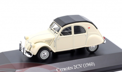 1/43 Altaya 1960 Citroen 2CV (White) Car Model