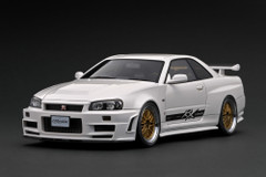 1/18 Ignition Model Nissan Skyline GT-R (BNR34) White