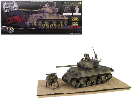 送料無料 通販 ファッション Medium 76 M4A3 Sherman Tank Tank 761st Panthers Black 鉄道模型