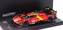 1/43 LookSmart 2023 Ferrari 499P #50 5th 24h LeMans Ferrari AF Corse Antonio Fuoco, Miguel Molina, Nicklas Nielsen Car Model