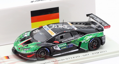 1/43 Spark 2022 Lamborghini Huracan GT3 Evo #19 DTM Grasser Racing Team Rolf Ineichen Car Model