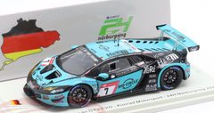 1/43 Spark 2023 Lamborghini Huracan GT3 Evo #7 24h Nürburgring Konrad Motorsport Axcil Jefferies, Yelmer Buurman, Danny Soufi, Pavel Lefterov Car Model