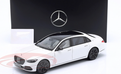 1/18 Dealer Edition 2023 Mercedes-Benz Maybach S-Klasse 680 Night Series (Opalite White) Diecast Car Model