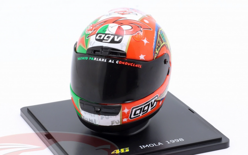 Valentino Rossi #46 Winner 250ccm 1998 helmet 1:5 Spark Editions