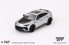 1/64 Mini GT Lamborghini Urus Performante (Grigio Nimbus Silver Grey) Diecast Car Model