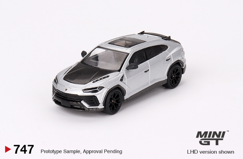 1/64 Mini GT Lamborghini Urus Performante (Grigio Nimbus