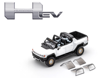 1/64 GCD 2023 GMC Hummer EV Pickup (White) Diecast Car Model