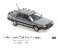 1/43 Minichamps AUDI 100 (C3) AVANT -1990 - SILVER Diecast Car Model