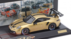 1/43 Dealer Edition Porsche 911 (992) GT3 Cup 5000 (Gold Metallic) Car Model