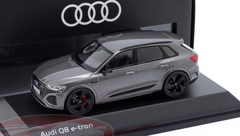 1/43 Dealer Edition 2023 Audi Q8 E-Tron (Chronos Grey) Car Model