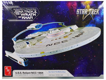 Skill 2 Model Kit U.S.S. Reliant NCC-1864 Space Craft "Star Trek II: The Wrath of Khan" (1982) Movie 1/537 Scale Model by AMT