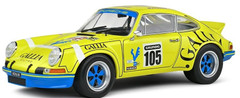 1/18 Solido 1973 Porsche 911 Carrera RSR #105 Tour de France Jean-Louis Lafosse, J. P. Angoulet Diecast Car Model