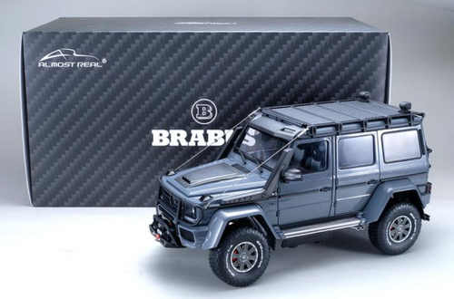 1 18 Almost Real Almostreal Mercedes Benz Mercedes G Class G Klasse G550 Brabus Adventure 4x4 Grey Diecast Car Model Limited Livecarmodel Com