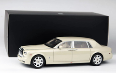 1/18 Kyosho Rolls-Royce Phantom EWB Extended Wheelbase (Carrara White) Diecast Car Model