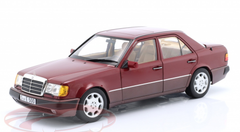1/18 Dealer Edition 1991-1993 Mercedes-Benz 500 E (W124) (Almandine Red) Diecast Car Model