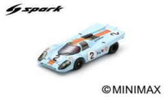 1/18 Spark 1971 Porsche 917 K No.2 Winner 24H Daytona P. Rodriguez - J. Oliver Car Model