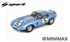 1/18 Spark 1964 AC Cobra Daytona No.5 4th Le Mans 24H D. Gurney - B. Bondurant Car Model