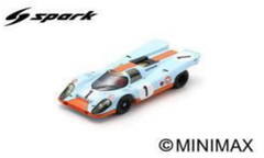 1/18 Spark 1970 Porsche 917 K No.1 2nd 24H Daytona J. Siffert - B. Redman Car Model