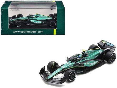 Aston Martin AMR24 F1 Scala 1:24 – Modello Die-Cast Fernando Alonso #14, Edizione 2024, Licenza Ufficiale - 2