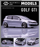 1/64 Maxwell Volkswagen VW Golf GTI MK6 (Silver) Car Model Modified