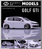 1/64 Maxwell Volkswagen VW Golf GTI MK6 (White) Car Model Modified