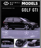 1/64 Maxwell Volkswagen VW Golf GTI MK6 (Black) Car Model