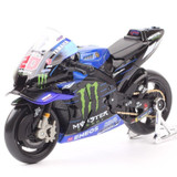 1/18 Maisto 2021 Yamaha Motor GP #20 Fabio Quartararo Monster Energy Motorcycle Model