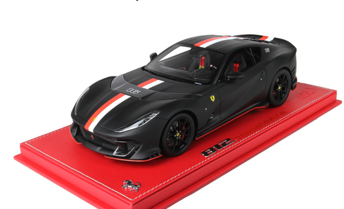 1/18 BBR Ferrari 812 Competizione Charles Leclerc (Matte Black) Car Model  Limited