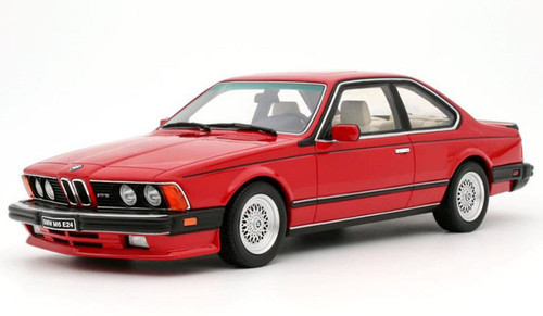 BMW特注希少品　1/18 635 CSi (E24) 1986 Art Car 1/18 OTTO 1986 BMW E24 M6 (Red) Car Model - LIVECARMODEL.com