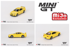 1/64 Mini GT Nissan Skyline GT-R (R34) V-Spec (Lightning Yellow) Car Model