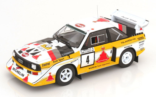 ブラーゴ　AUDI QUATTRO 1/25　ラリー Bburago Audi Quattro GT Vintage 1:25 Diecast Metal Model Rare