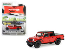 2023 Jeep Gladiator Freedom Pickup Truck Firecracker Red with Black Top "Showroom Floor" Series 5 1/64 Diecast Model Car by Greenlight