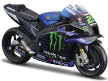 1/18 Maisto 2021 Yamaha Motor GP #21 Franco Morbidelli Monster Energy Motorcycle Model