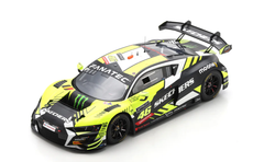 1/18 Spark 2022 Audi R8 LMS GT3 #46 24h Spa Audi Sport Team WRT Valentino Rossi, Frederic Vervisch, Nico Müller Car Model