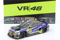 1/18 Minichamps 2023 BMW M4 GT3 #46 First Podium GTWCE Brands Hatch Team WRT Valentino Rossi, Maxime Martin Diecast Car Model