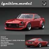 1/18 Ignition Model Nissan Fairlady Z (S30) Star Road (Red Metallic) Car Model