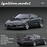 1/18 Ignition Model Toyota MR2 (SW20) (Gun Metallic Grey) Car Model