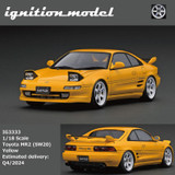 1/18 Ignition Model Toyota MR2 (SW20) (Yellow) Car Model