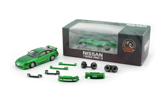 1/64 BM Creations Nissan Silvia 180SX (Metallic Green) Diecast Car Model