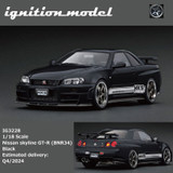 1/18 Ignition Model Nissan Skyline GT-R R34 (BNR34) (Black) Car Model