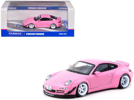 1/64 Tarmac Works Porsche 911 RWB 997 Toyo Tires (Pink) Diecast