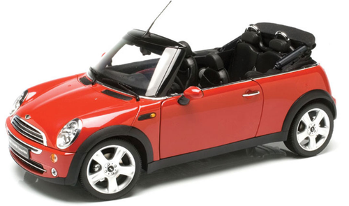 1/12 Kyosho Mini Cooper Convertible (Red) Diecast Car Model