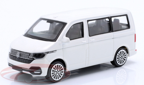 1/43 BBurago 2020 Volkswagen VW T6 Multivan (White) Diecast Car
