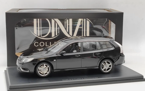 1/18 DNA 2009 Saab 9-3 Sportcombi Turbo X (Black) Car Model
